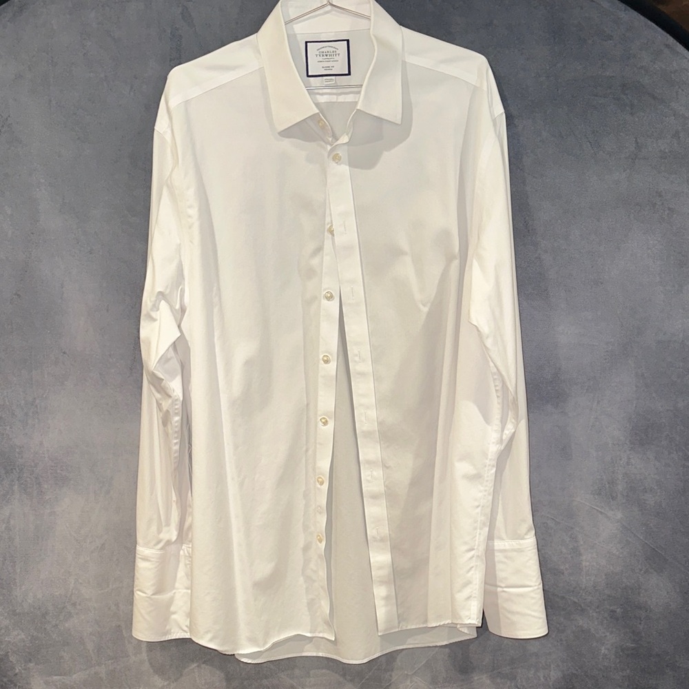 Charles Tyrwhitt White Men's Dress Shirt